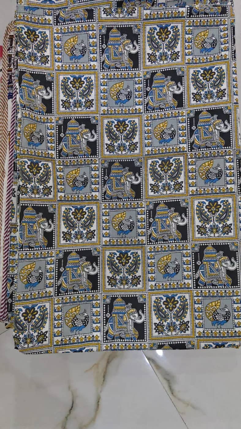 Blue and grey geometric in Blue and grey geometric — full view