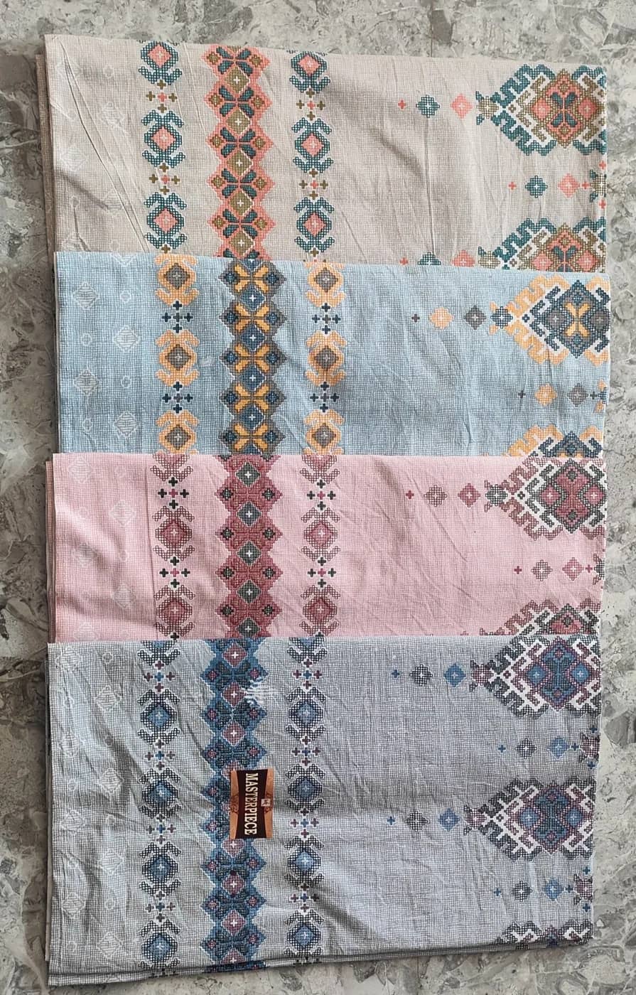 Blue, pink and beige geometric — Blue, pink and beige geometric