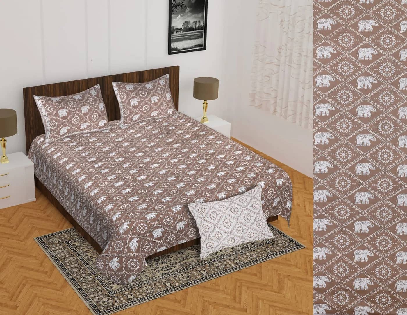 Brown geometric — Brown geometric