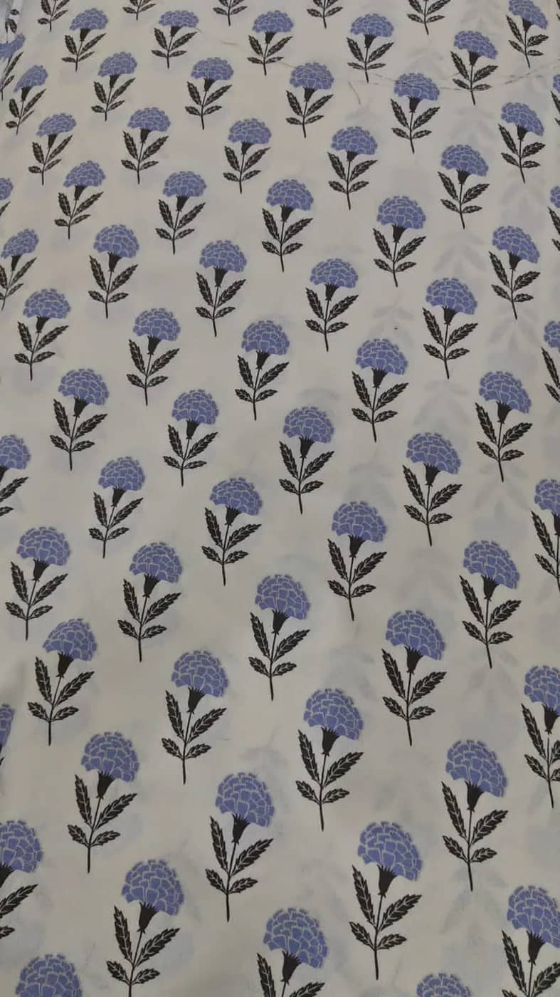 Grey and blue floral — Grey and blue floral