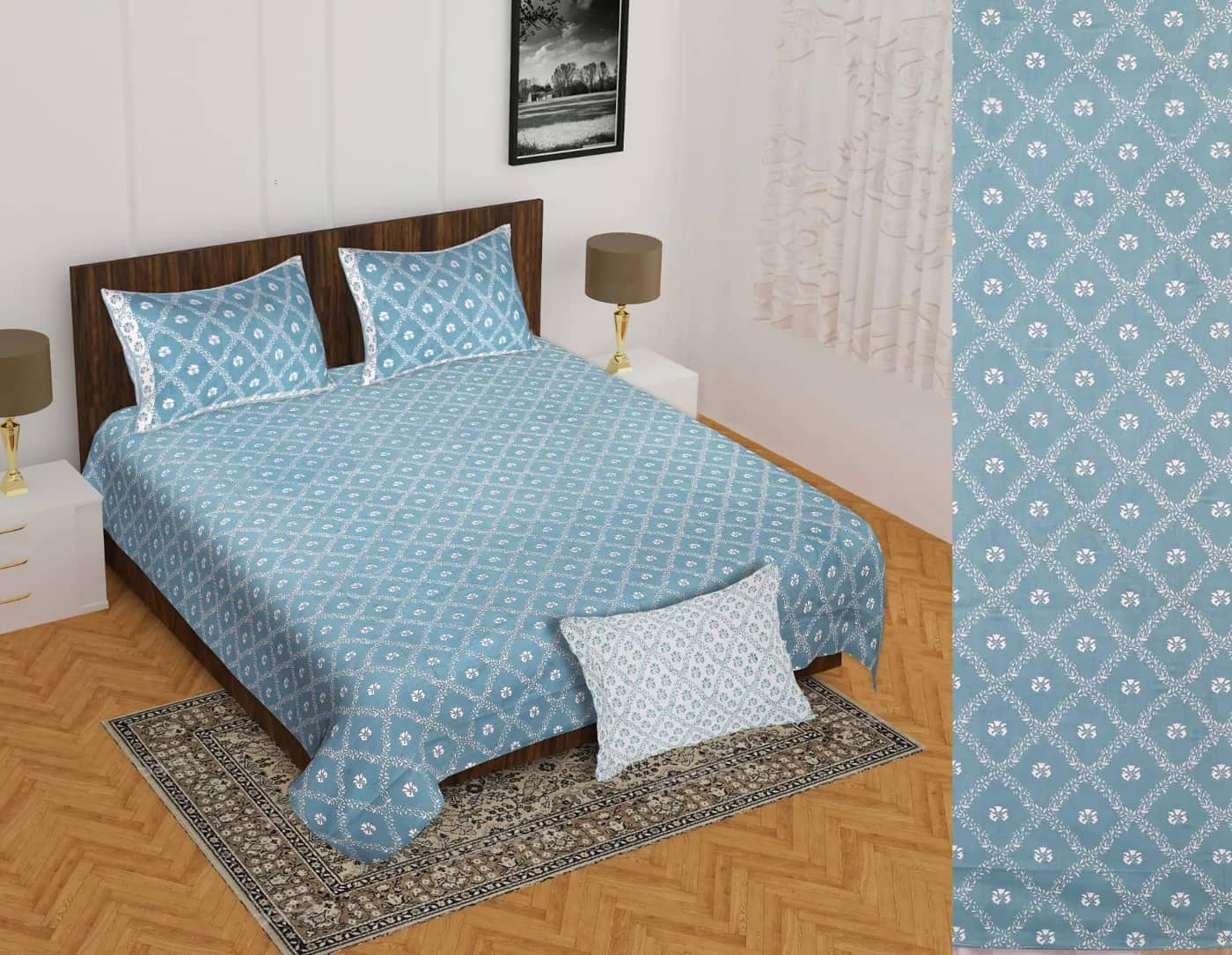 Light blue geometric — Light blue geometric