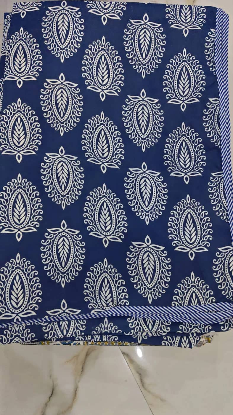 Navy blue paisley in Navy blue paisley — full view