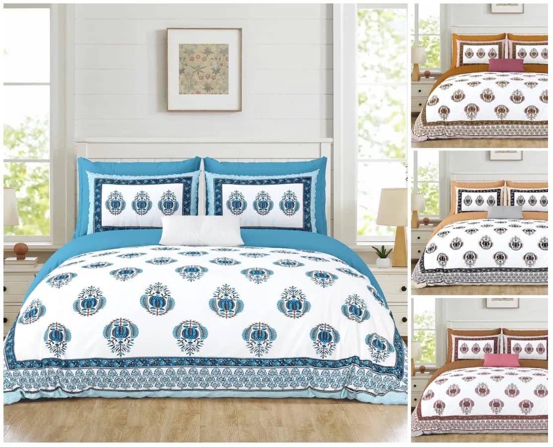 White with blue floral 3 — White with blue floral 3