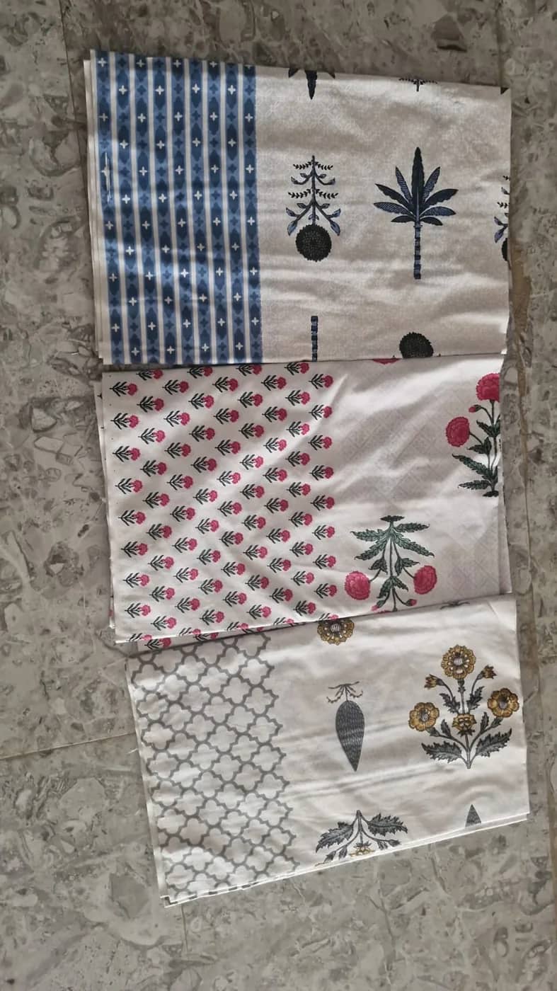 White with red floral in White with red floral — full view